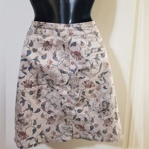 Northern Reflections Floral tapestry Denim Mini Skirt